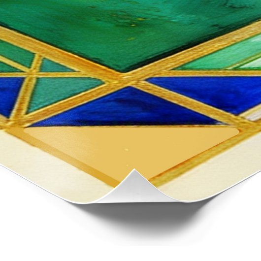 1920's Glamorous Flapper Poster (Hoek)