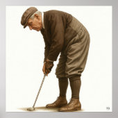 1920's Golf Fashion - Art Print (Voorkant)
