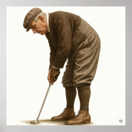 1920's Golfmode - Kunstprint Poster