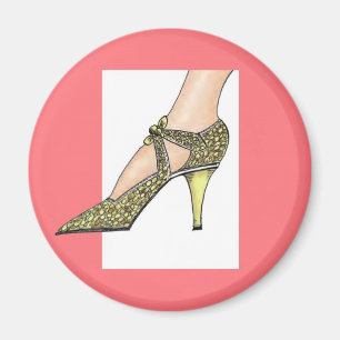 1920s hoge hak schoen magneet