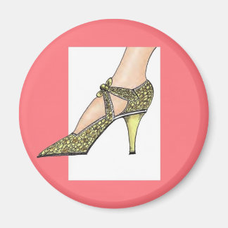 1920s hoge hak schoen magneet