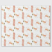 1920s kerstmis cadeaupapier (Vlak)