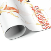 1920s kerstmis cadeaupapier (Rol Hoek)