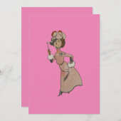 1920s Kunst Fancy Dame Wenskaart Feestdagenkaart (Voorkant / Achterkant)