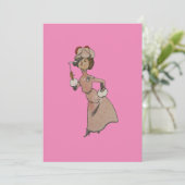1920s Kunst Fancy Dame Wenskaart Feestdagenkaart (Staand voorkant)
