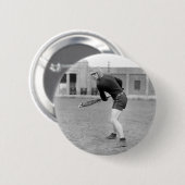 1920s Lacrosse Player Ronde Button 5,7 Cm (Voorkant /achterkant)