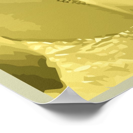 1920s-luiers pop "moss" poster (Hoek)