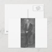 1920's Man Standing Briefkaart (Voorkant / Achterkant)