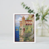  1920s-meer van Maggiore belemmeren Italiaans reiz Briefkaart (Staand voorkant)