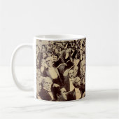 1920s menigte scene koffiemok (Links)