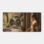 1920s Miami Spaanse villa binnenplaats Bureaumat (Voorkant)