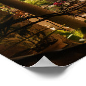 1920s Miami Spaanse villa binnenplaats - Ultra bre Poster (Hoek)