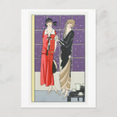 1920s Mode Bord voor Jurken Briefkaart (Voorkant)