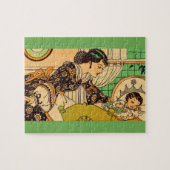 1920s mooie moeder en baby legpuzzel (Horizontaal)