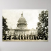  1920s Motorcycle Cops in DC Poster (Voorkant)