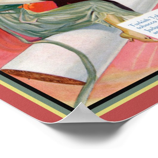 1920s Murad Turkse sigaret advertentie Poster (Hoek)