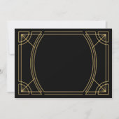 1920's Murder Mystery Verjaardag Dinner Party Foto Kaart (Achterkant)