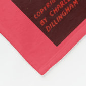 1920s New York Hippodrome programma cover print Fleece Deken (Hoek)