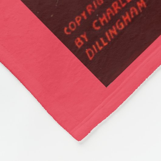 1920s New York Hippodrome programma cover print Fleece Deken (Hoek)