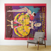 1920s New York Hippodrome programma cover print Wandkleed (In Situ (horizontaal))