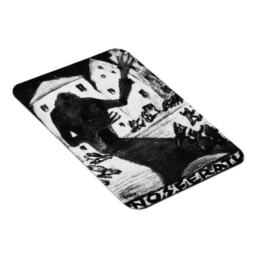 1920's Nosferatu Poster Magnet Magneet (Rechterzijde)
