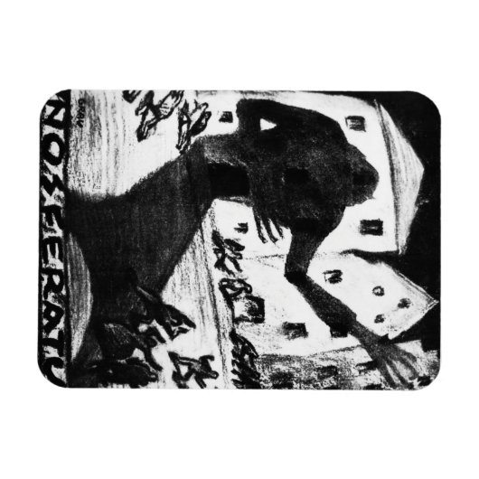 1920's Nosferatu Poster Magnet Magneet (Horizontaal)