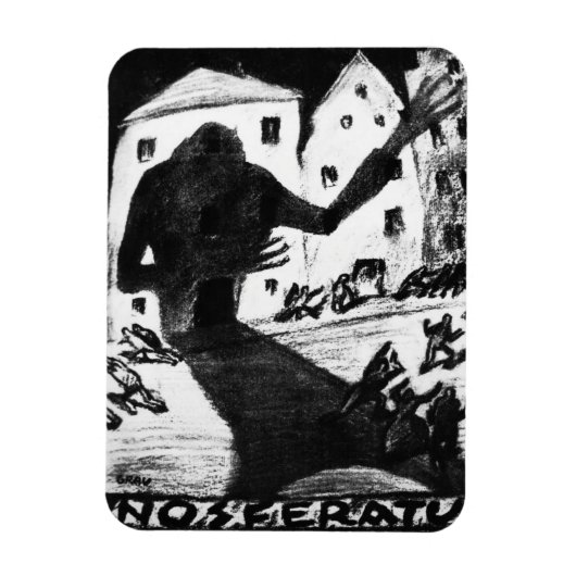1920's Nosferatu Poster Magnet Magneet (Verticaal)
