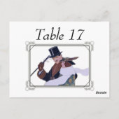 1920's Paar Tafel Plaats Kaarten (Achterkant)
