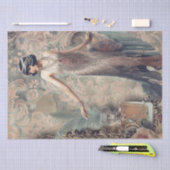 1920's Parfum Flapper Meisje Art Deco Tissuepapier (Craft)