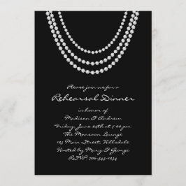 1920's Pearl Repetitie Diner Uitnodiging