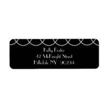 1920's Pearl Return Address Label