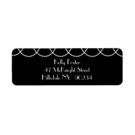 1920's Pearl Return Address Label