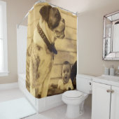 1920s pitbullbewakers baby douchegordijn (In situ)