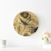 1920s pitbullbewakers baby grote klok (Huis)