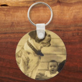 1920s pitbullbewakers baby sleutelhanger (Voorkant)