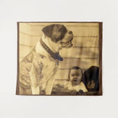 1920s pitbullbewakers baby wandkleed (Voorkant (horizontaal))