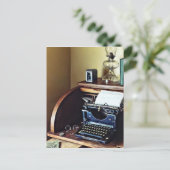  1920s schrijfmachine voor thuisgebruik Kantoor Briefkaart (Staand voorkant)