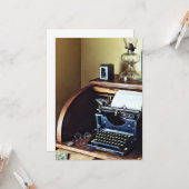 1920s schrijfmachine voor thuisgebruik Kantoor Kaart (Voorkant / Achterkant in situ)