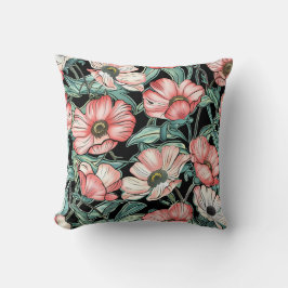 1920s stijl bloem kussen