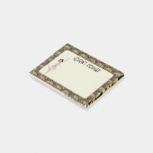 1920's stijl notitieblok twintigers flapper retro post-it® notes (Schuin)