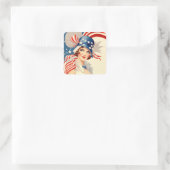 1920s Style 4th of July Patriottische Sticker (Tas)