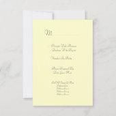 1920's Thematische bruiloft R.S.V.P. Kaarten RSVP Kaartje (Achterkant)