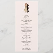 1920's Theme Wedding Menu (Achterkant)