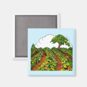 1920s tuinafdrukken magneet (Voorkant / Achterkant)