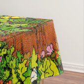 1920s tuinafdrukken tafelkleed (Voorbeeld)