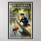 1920s Vintage Kinder Mode Reclame  Poster (Voorkant)