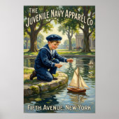 1920s Vintage Kinder Mode Reclame Poster (Voorkant)
