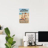 1920s Vintage Kinder Mode Reclame Poster (Thuiskantoor)