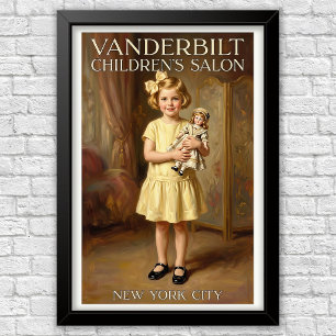 1920s Vintage Kinder Mode Reclame Poster