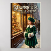 1920s Vintage Kinder Mode Reclame  Poster (Voorkant)